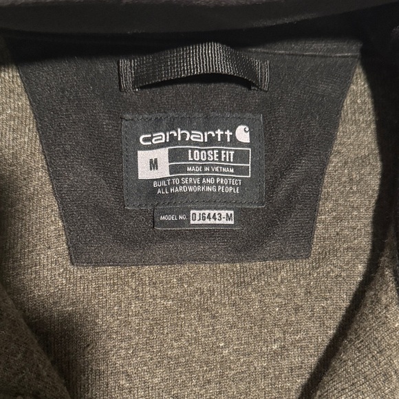 Carhartt Fleece Quarter-Zip Pullover - Picture 2 of 3